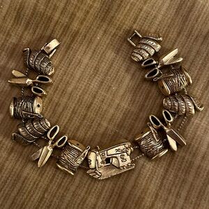 Gold Charm Bracelet